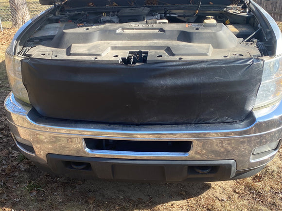 Forged Diesel LML Duramax Winter Grill Cover Installed