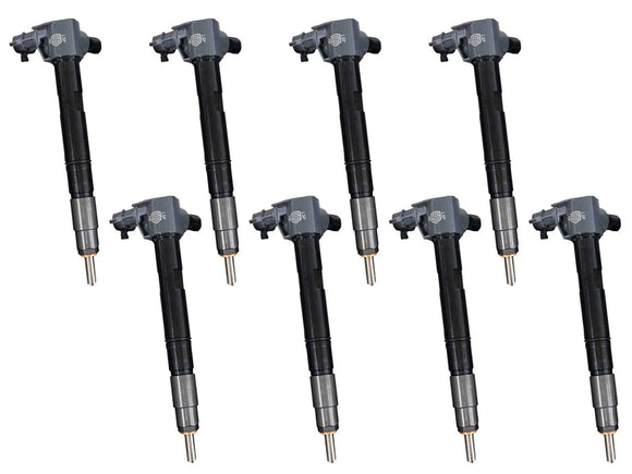 S&S Diesel Performance Fuel Injector Set, Qty 8, 2017-2023 GM 6.6L Duramax L5P
