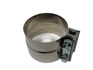 Stainless Steel Exhaust Band Clamp, Cummins, Duramax, Powerstroke, 4 Inch