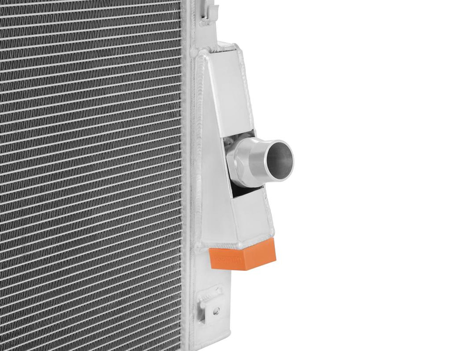 Mishimoto MMRAD-F2D-08V2 Aluminum Radiator, 2008-2010 Ford 6.4L Powerstroke, Close Up