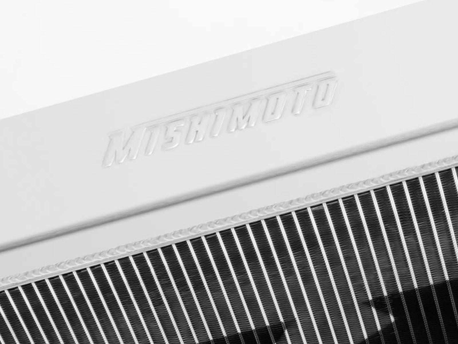 Mishimoto MMRAD-F2D-95 Aluminum Radiator, 1995-1997 Ford 7.3L Powerstroke, Close Up 2