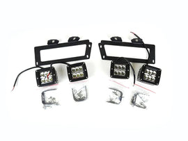 Overkill Fab, Dodge 4th Gen Cube LED Fog Light Conversion, 1994-2018 Dodge Ram 5.9L/6.7L Cummins