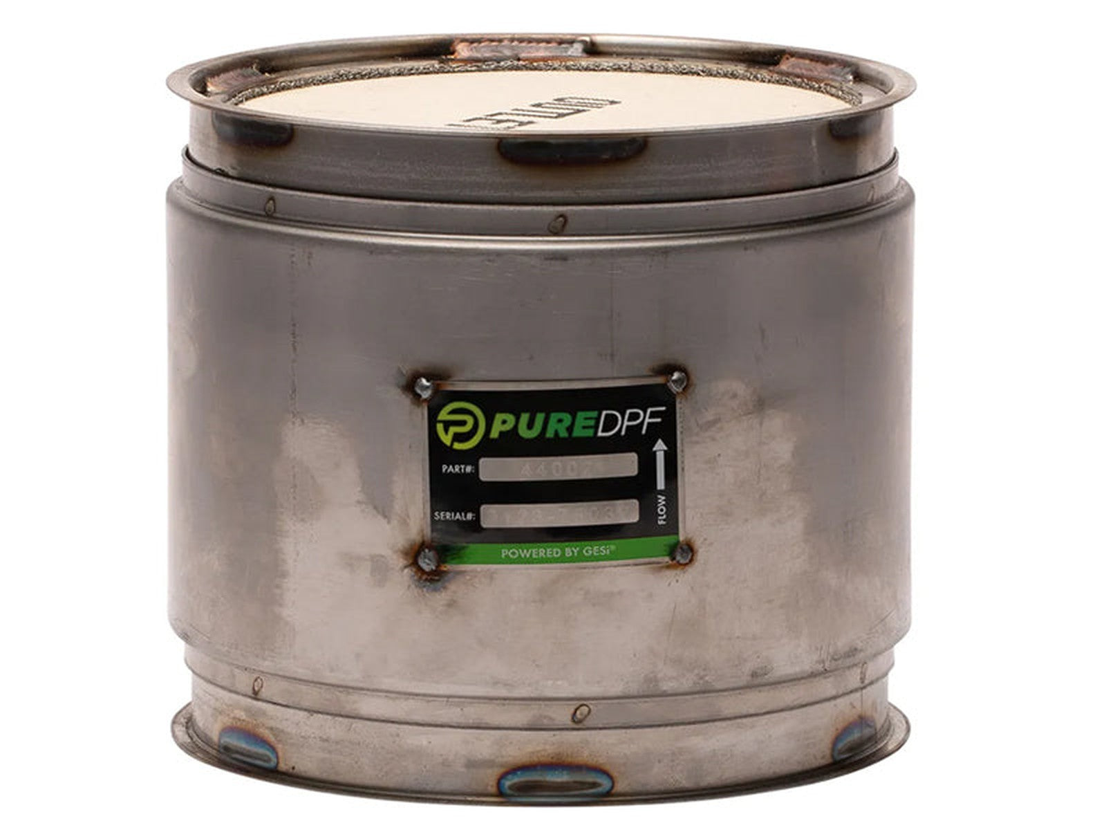 Pure DPF High Flow Serviceable Replacement Diesel Particulate Filter, 2011-2014 GM 6.6L Duramax LML - 0