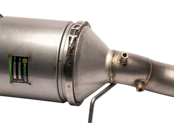 Pure DPF High Flow Serviceable Replacement Diesel Particulate Filter, CC/SB, 2007.5-2010 GM 6.6L Duramax LMM Shot 3