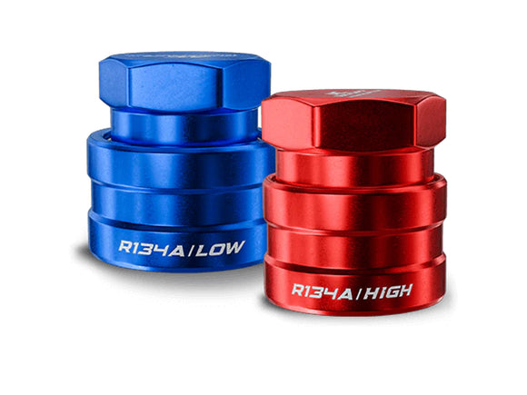 Leak-Proof Air Conditioning, A/C Quick Caps for R134A Systems, Cummins, Duramax, Powerstroke, Universal