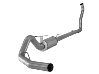 SCS 4" Turbo Back 3-1/2" Downpipe Aluminized Exhaust System, with Muffler, 2003-2007 Ford 6.0L Powerstroke