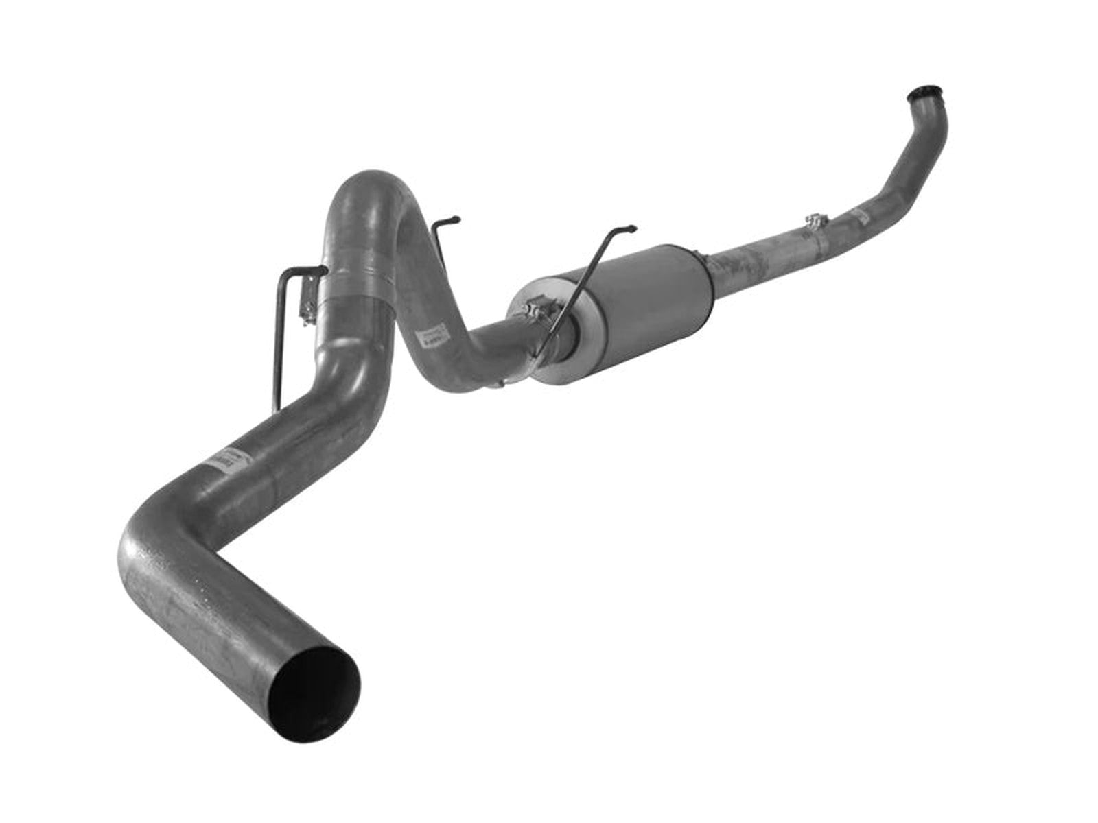 SCS 4" Turbo Back Exhaust System, 2003-2004 Dodge Ram 5.9L Cummins