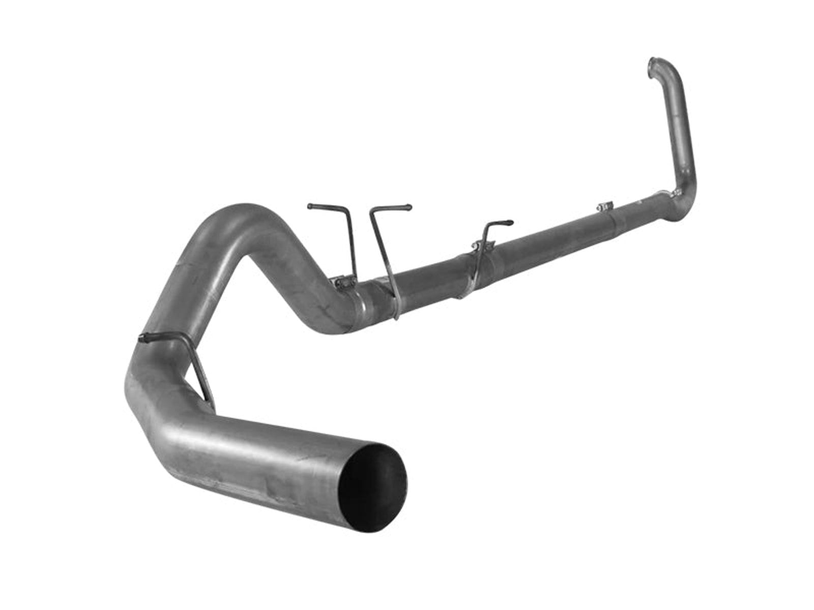 SCS 4" Turbo Back Aluminized Exhaust System, No Muffler, 1999-2003 Ford 7.3L Powerstroke