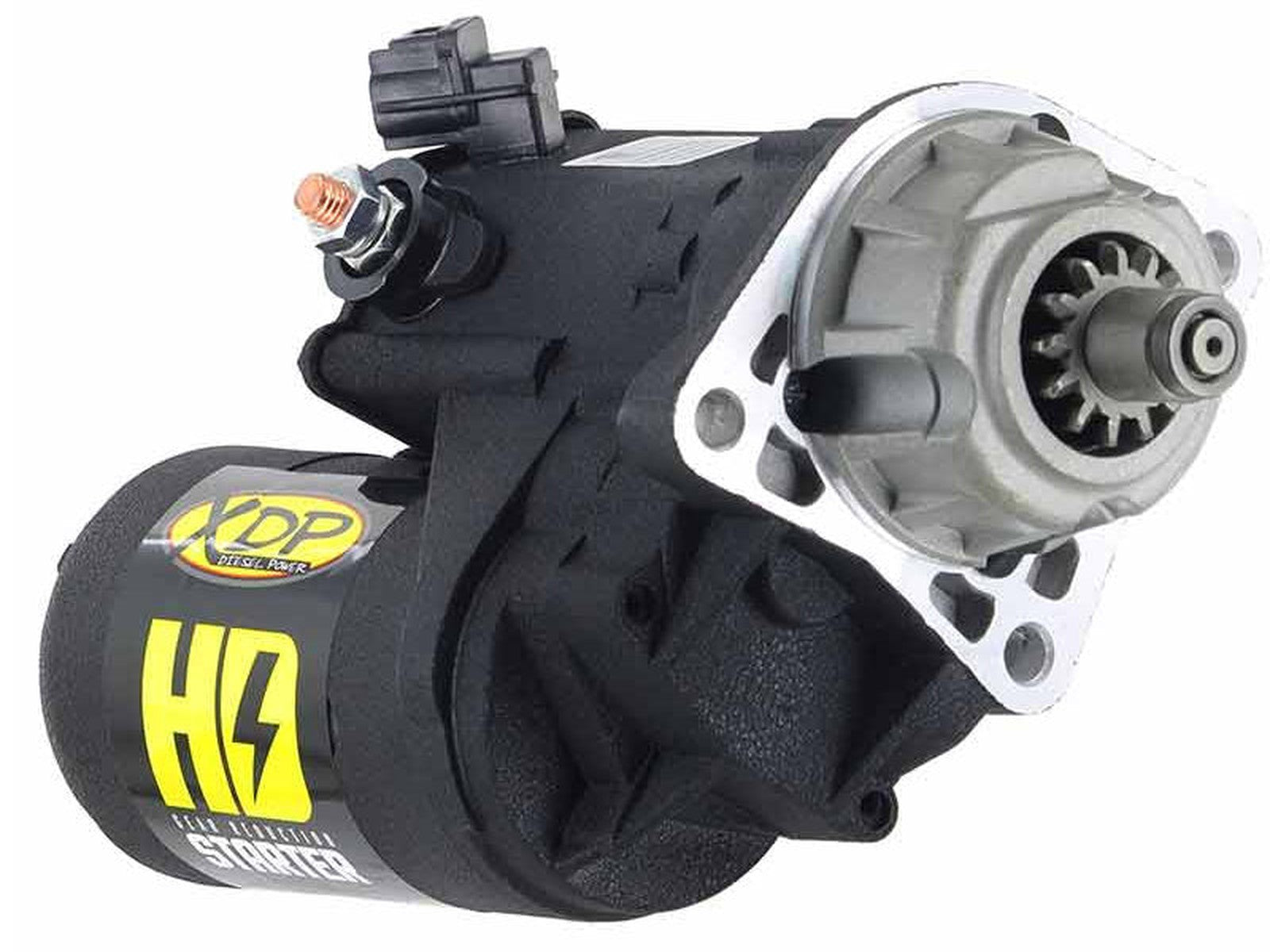 XDP XD258 Wrinkle Black HD Gear Reduction Starter, 2003-2006 Dodge Ram 5.9L Cummins