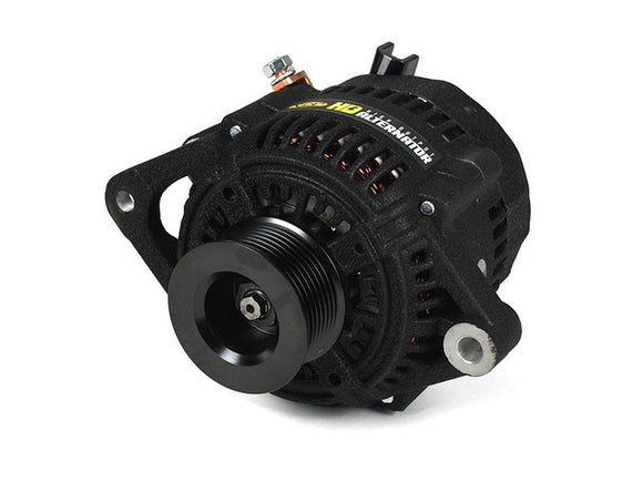 XD511 Heavy Duty High Output Alternator, Wrinkle Black, 1999-2002 Dodge Ram 5.9L Cummins