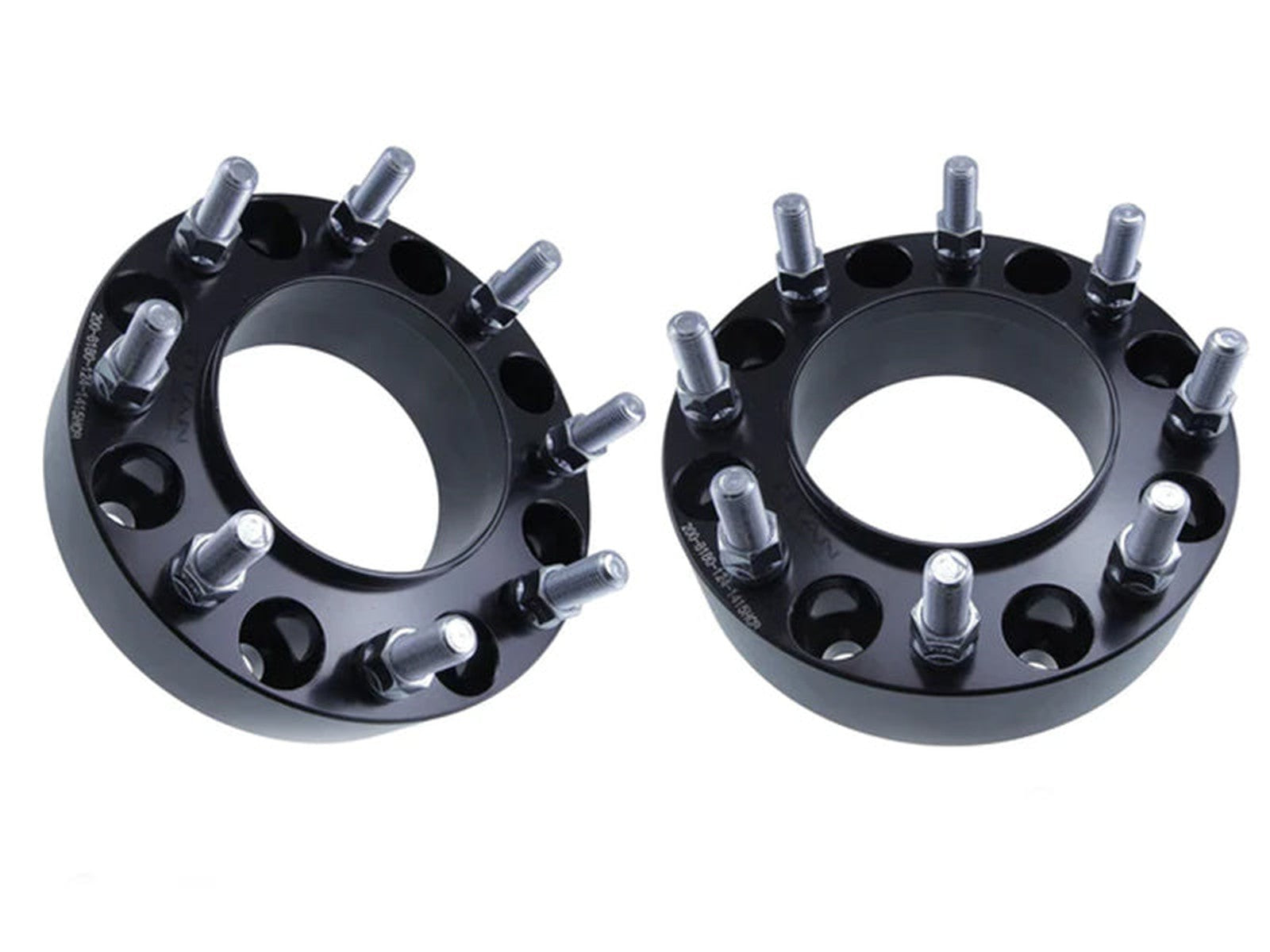 Wheel Spacers, 1-1/2", 8 on 180, Pair, 2011-2021 GM 6.6L Duramax LML L5P Hub Centric