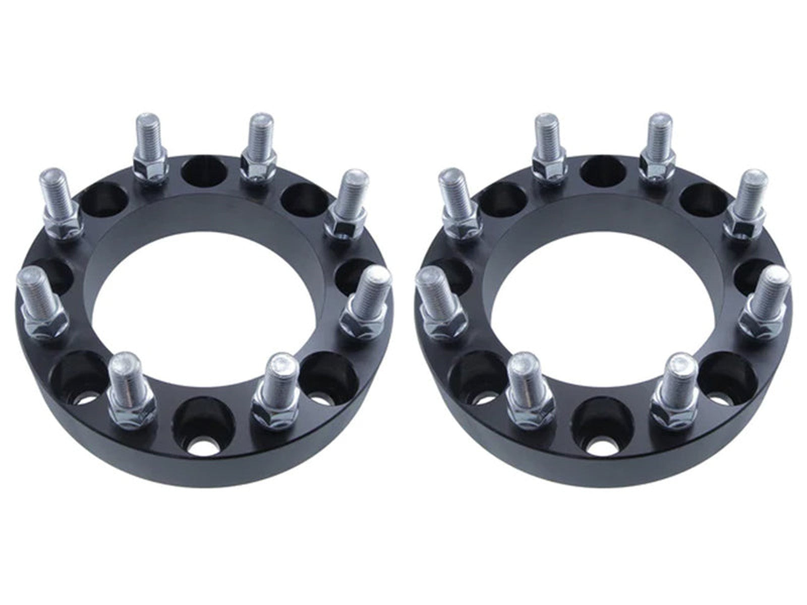 Wheel Spacers, 1-1/2", 8 on 180, Pair, 2011-2021 GM 6.6L Duramax LML L5P