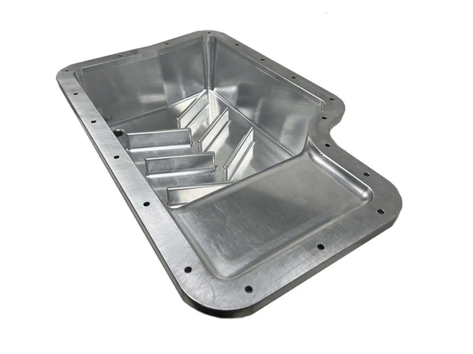 ZZ Diesel Billet Aluminum 6R140 Transmission Pan, 2011-2019 Ford 6.7L Powerstroke Inside