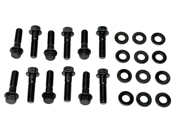 ARP Exhaust Manifold Up Pipe Bolts with Washers, 2017-2025 Duramax 6.6L L5P,12 Pack