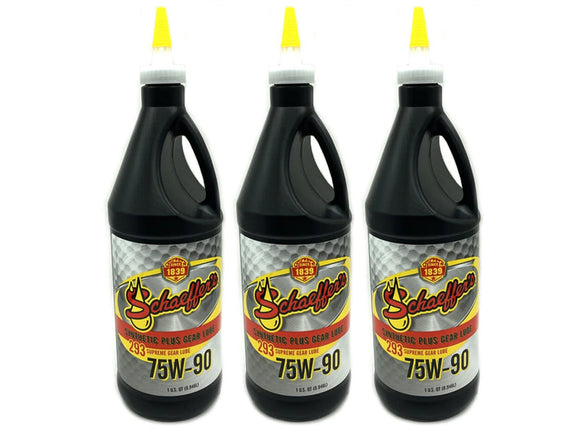 ZZ Diesel Schaeffers Supreme 75W-90 Gear Lube Rear Differential Kit, 2001-2024 GM 6.6L Duramax LB7 LLY LBZ LMM LML L5P