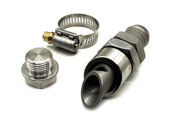 ZZ Diesel Crank Case Vent, CCV, Exhaust Venturi Re-Route Kit, Cummins, Duramax, Powerstroke