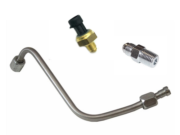 ZZ Diesel OE Exhaust Back Pressure, EBP, Tube Kit with Sensor, 2005-2007 Ford 6.0L Powerstroke