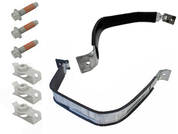 ZZ Diesel OE Fuel Tank Strap Kit, 2005-2007 Ford 6.0L Powerstroke, 38 Gallon
