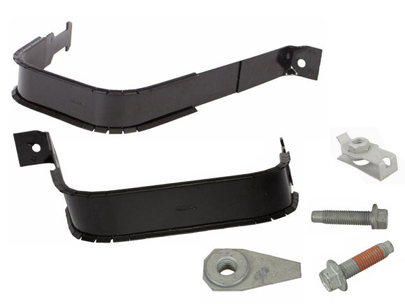 ZZ Diesel OE Fuel Tank Strap Kit, 2005-2007 Ford 6.0L Powerstroke, 40 Gallon