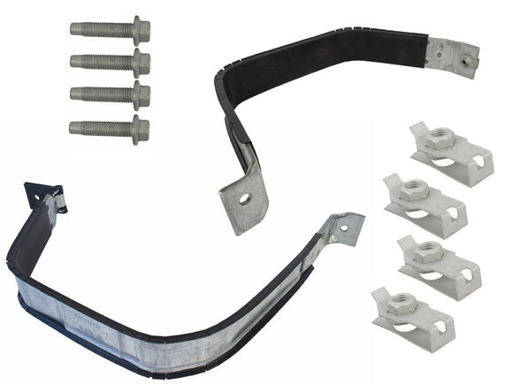 ZZ-0215, ZZ Diesel OE Fuel Tank Strap Kit, 2008-2010 6.4L Powerstroke, 38 Gallon
