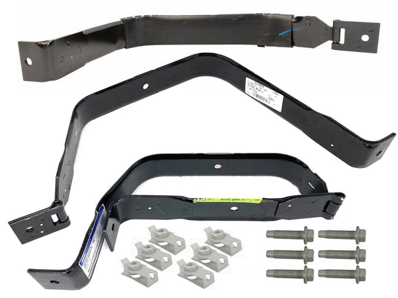 ZZ Diesel OE Fuel Tank Strap Kit, 2011-2016 6.7L Powerstroke, 37.5 Gallon