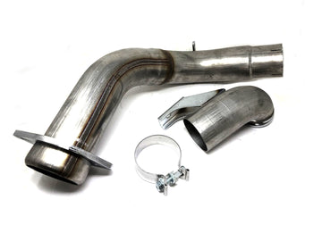 ZZ Diesel 4 Inch Stainless Steel Downpipe, 2015-2019 Ford 6.7L Powerstroke, Photo 2