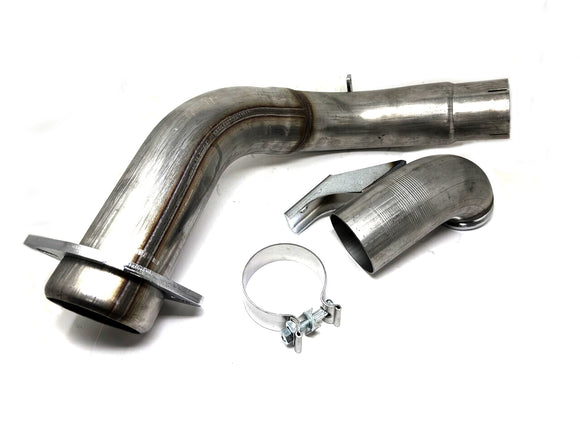 ZZ Diesel 4 Inch Stainless Steel Downpipe, 2015-2019 Ford 6.7L Powerstroke, Photo 2
