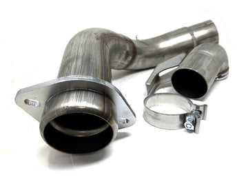 ZZ Diesel 4 Inch Stainless Steel Downpipe, 2015-2019 Ford 6.7L Powerstroke
