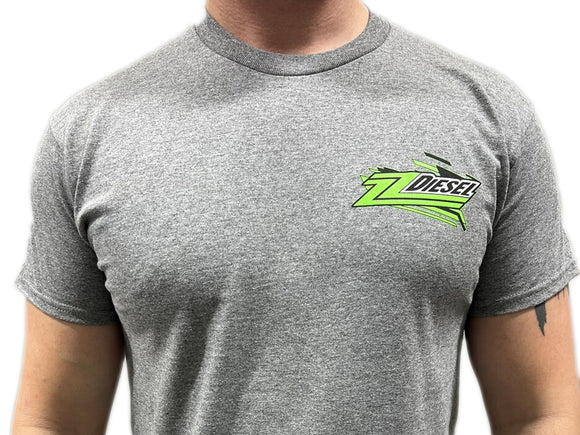 ZZ Diesel, Both Hands T-Shirt Front