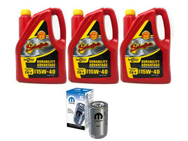 ZZ Diesel Schaeffers 15W-40 Oil Change Kit, 1989-2018 Dodge Ram 5.9L 6.7L Cummins
