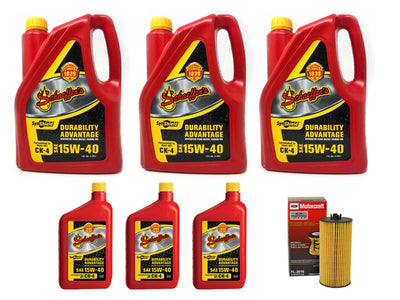 ZZ Diesel Schaeffers 15W-40 Oil Change Kit, 2008-2010 Ford 6.4L Powerstroke