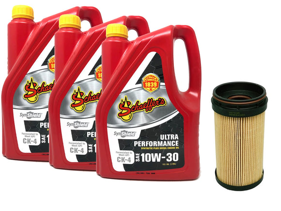 ZZ Diesel Schaeffers 10W-30 Oil Change Kit, 2025-2026 Dodge Ram 6.7L Cummins