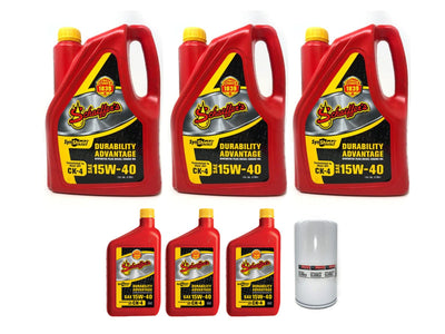 ZZ Diesel Schaeffers 15W-40 Oil Change Kit, 1994-2003 Ford 7.3L Powerstroke
