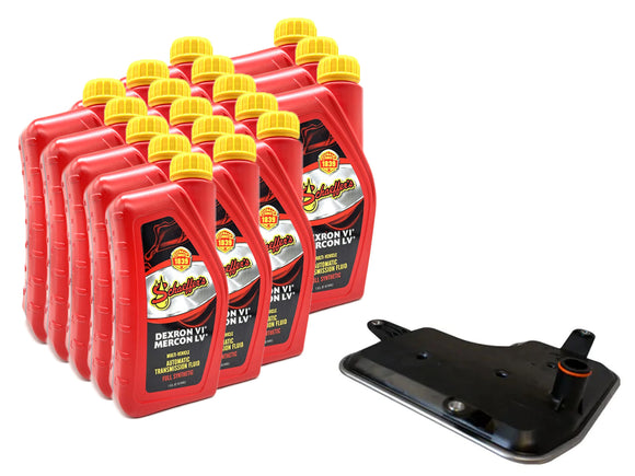 ZZ Diesel Schaeffers Mercon LV Automatic Transmission Service Kit, 6R140, 2011-2016 Ford 6.7L Powerstroke, Complete Change