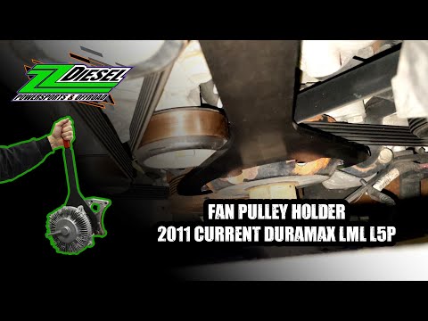 ZZ Diesel Fan Pulley Holder, 2011-2019 GM 6.6L Duramax LML L5P-3