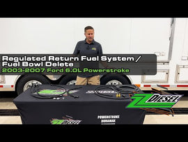 ZZ Diesel Regulated Return Fuel System Fuel Bowl Delete, 2003-2007 Ford 6.0L Powerstroke - 0