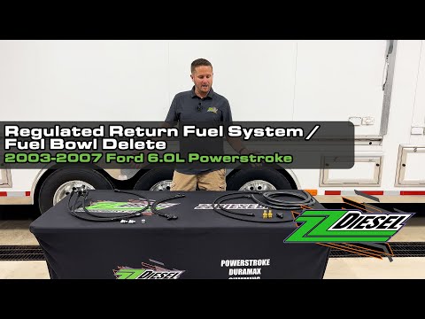 ZZ Diesel Regulated Return Fuel System Fuel Bowl Delete, 2003-2007 Ford 6.0L Powerstroke - 0