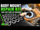 Forged Diesel Body Mount Saddle Bracket Repair Kit, 2001-2014 GM 6.6L Duramax LB7 LLY LBZ LMM LML-3