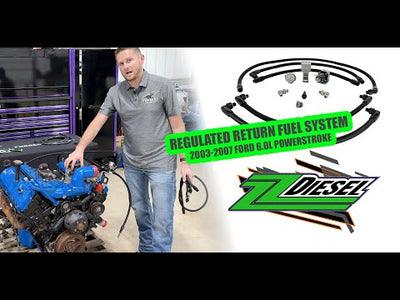 Forged Diesel Regulated Return Fuel System, 2003-2007 Ford 6.0L Powerstroke - 0