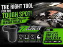 Forged Diesel Turbo Vane Position Sensor Socket, 2004.5-2016 GM 6.6L Duramax LLY LBZ LMM LML-2