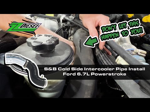 S&B 83-1001 Cold Side Intercooler Pipe, 2017-2023 Ford 6.7L Powerstroke-3