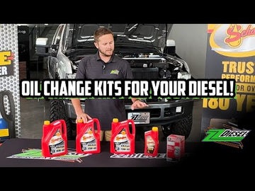 ZZ Diesel Schaeffers 15W-40 Oil Change Kit, 2003-2010 Ford 6.0L 6.4L Powerstroke - 0