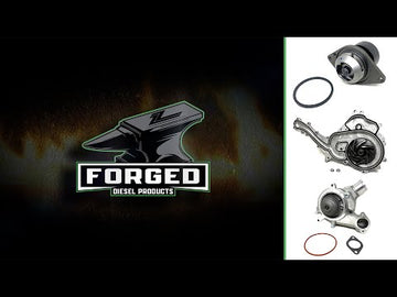 Forged Diesel Primary Lower Water Pump, 2011-2016 Ford 6.7L Powerstroke - 0
