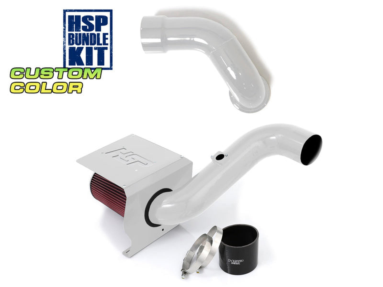 HSP Cold Air Intake Bundle, 2006-2007 Chevrolet / GMC 6.6L Duramax LBZ