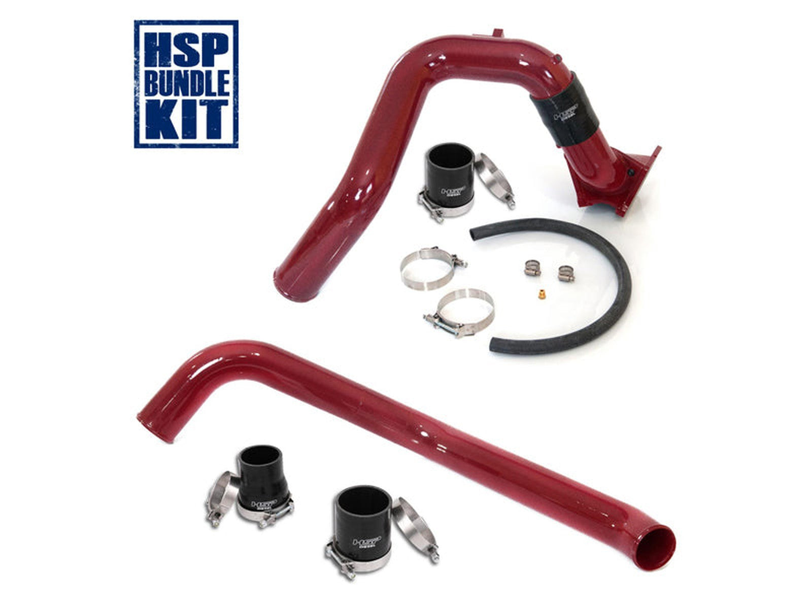 HSP Intercooler Charge Pipe Bundle, 2006-2010 Chevrolet / GMC 6.6L Duramax LBZ LMM