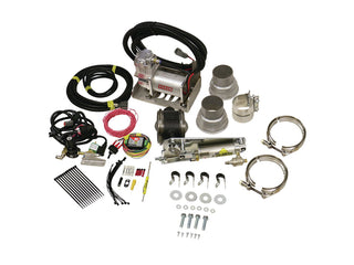 BD1028130 BD-POWER 1028130 3" REMOTE MOUNT EXHAUST BRAKE WITH AIR COMPRESSOR UNIVERSAL - FOR 3" EXHAUST SYSTEMSLarge