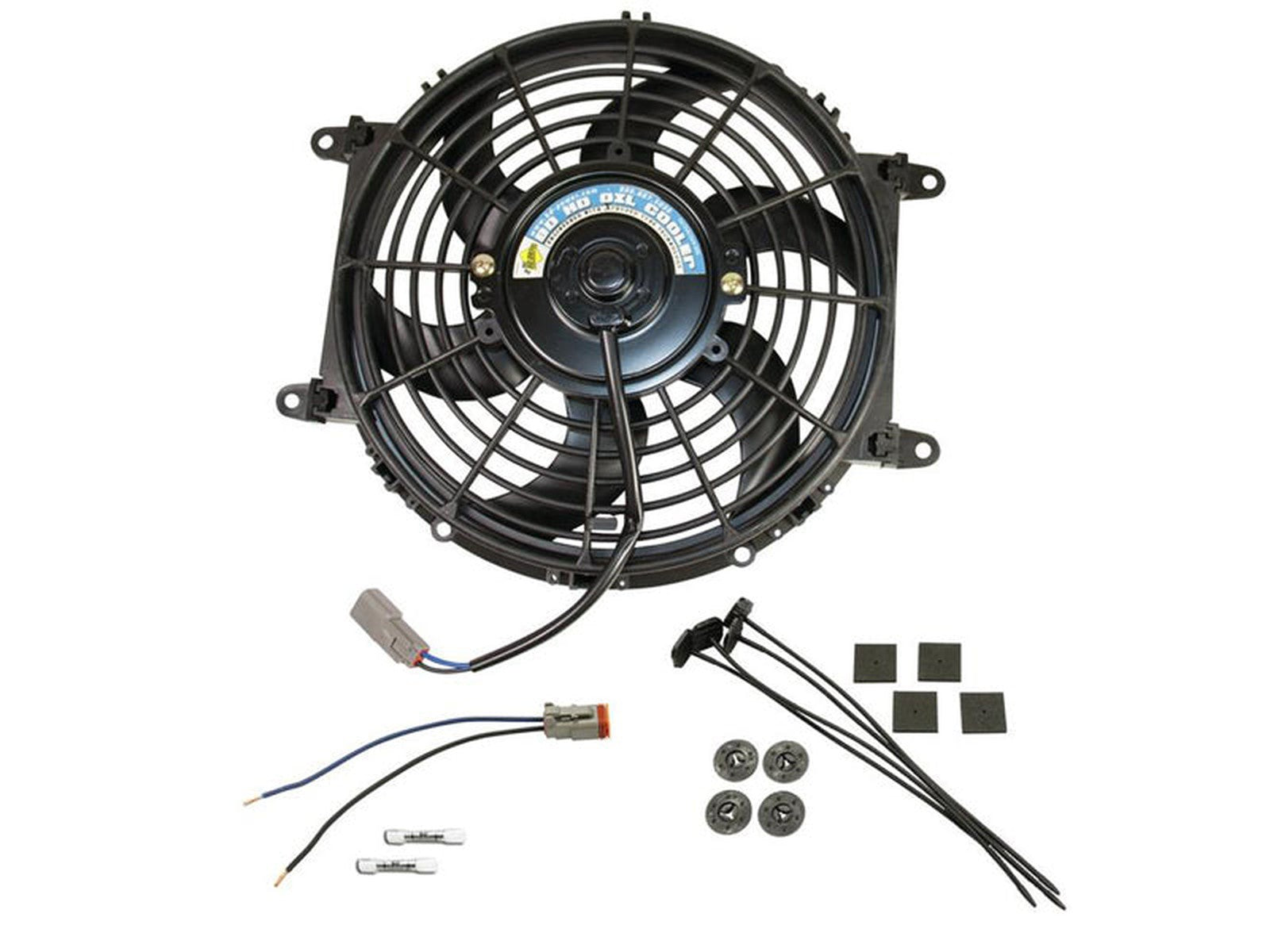 BD1030607 BD-POWER 1030607 UNIVERSAL TRANSMISSION COOLER ELECTRIC FAN UNIVERSAL - 80 WATTS, 10", 800 CFMLarge