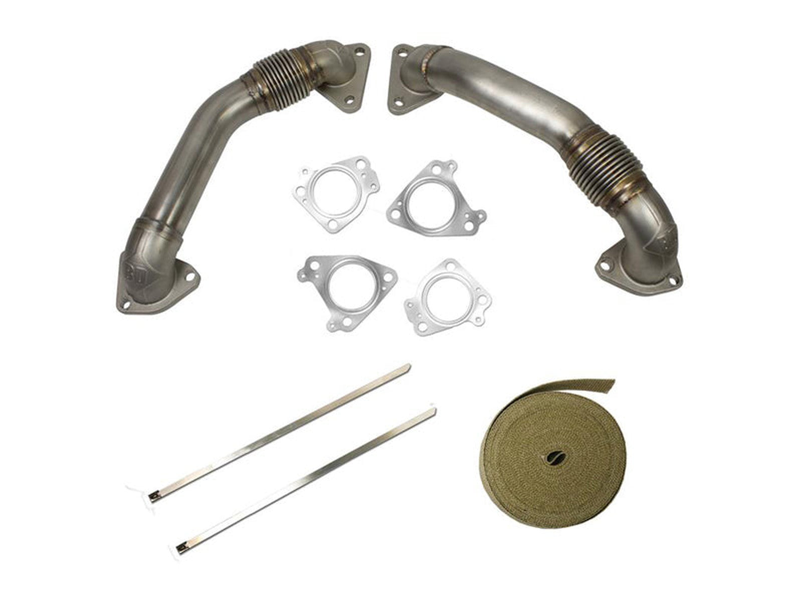 BD Diesel 1043800 Up-Pipe Kit, 2001-2004 GM 6.6L Duramax LB7