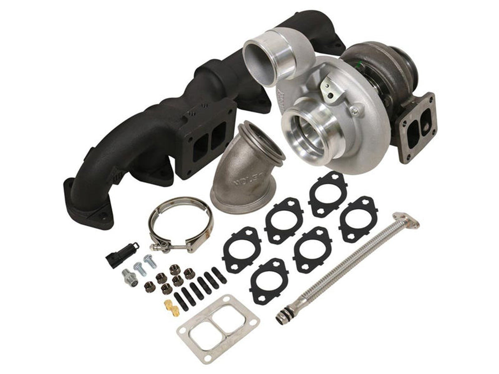 BD Diesel 1045172 Iron Horn S363SXE/76 0.91AR Turbo Kit, 2003-2007 Dodge 5.9L Cummins