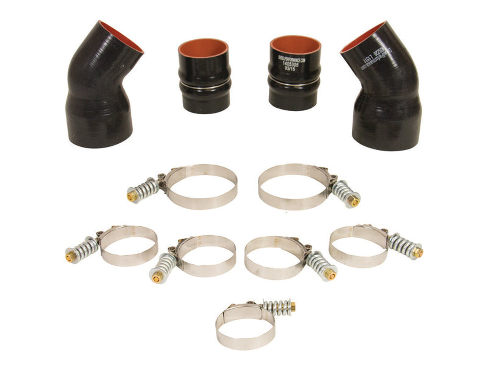 BD1045210 BD-POWER 1045210 INTAKE HOSE & CLAMP KIT 1994-2002 DODGE 5.9L CUMMINSLarge